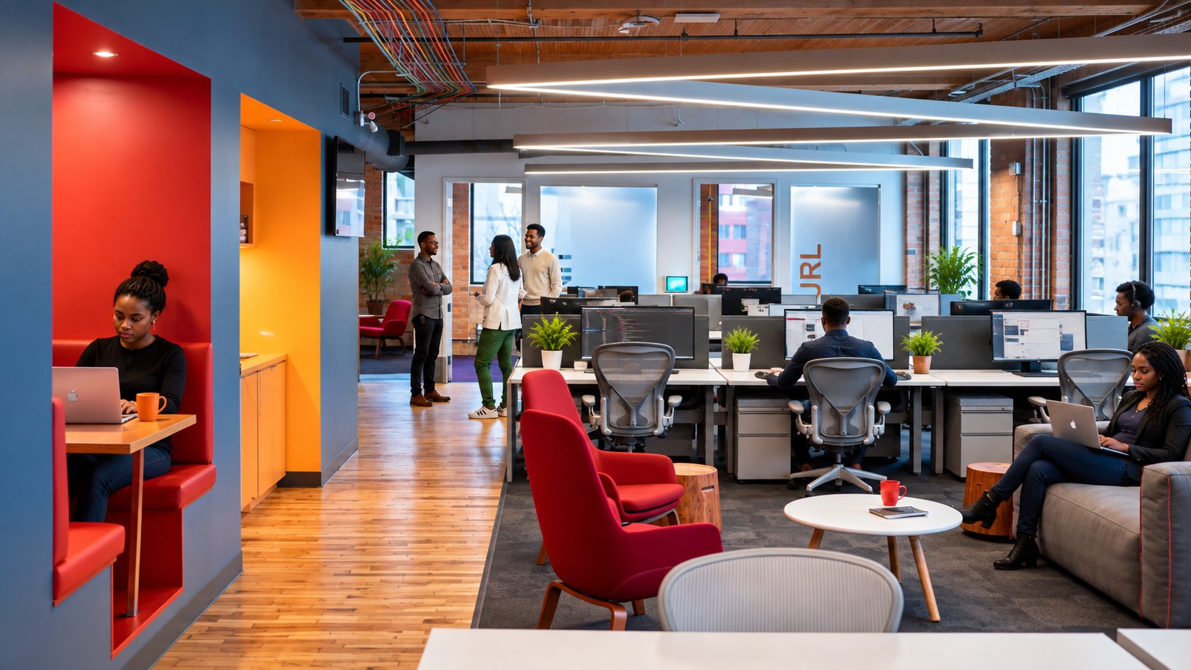 ALOS Tech modern collaborative technology office